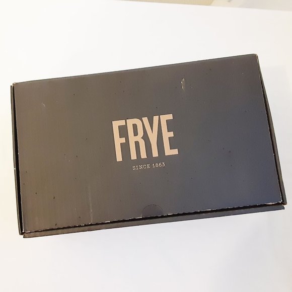 FRYE Cindy Black Leather Wave Sandals Size 10 w/Box - Picture 13 of 13